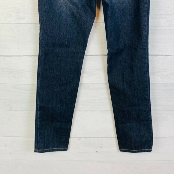 Chicos Platinum Denim Womens Jean Stretch Slim Leg Mid Rise Size 0 | S | 4 Reg - Picture 7 of 12